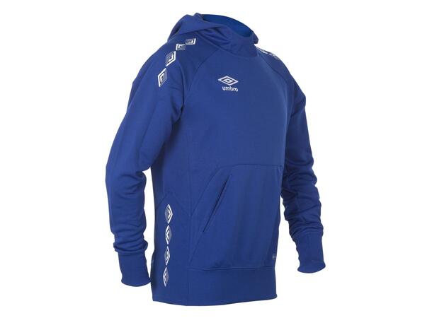 UMBRO UX-1 Hood Top jr Blå/Hvit 116 Tøff teknisk hettegenser 